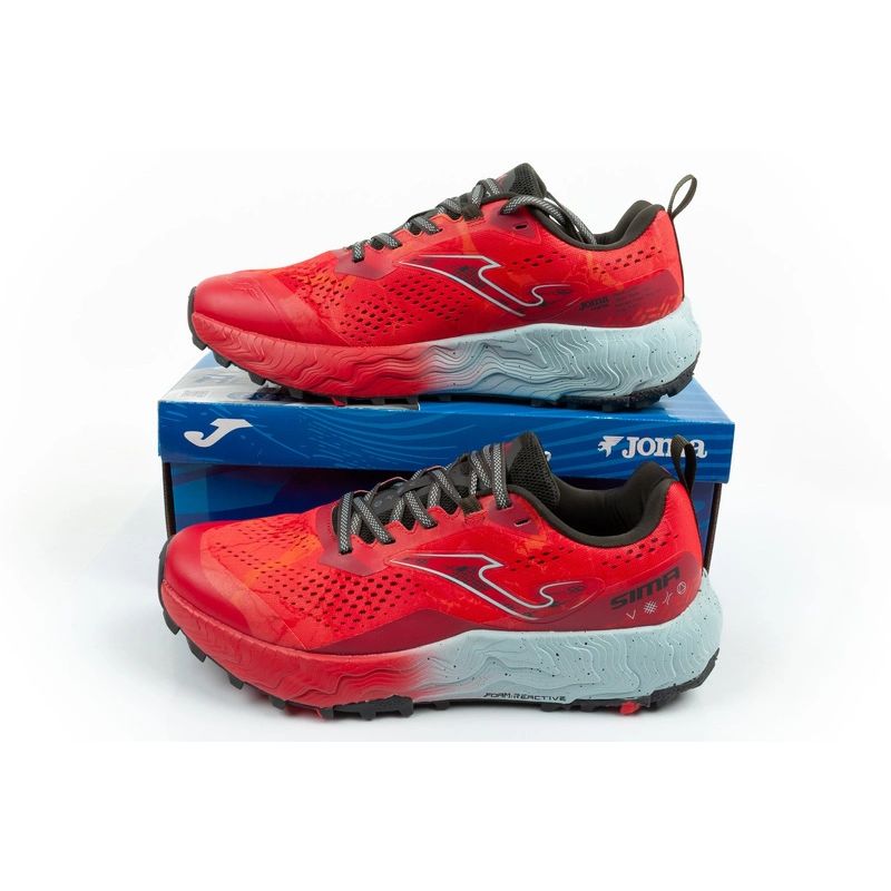 Joma men's Sima trail running shoes, cushioned, piros nadrág