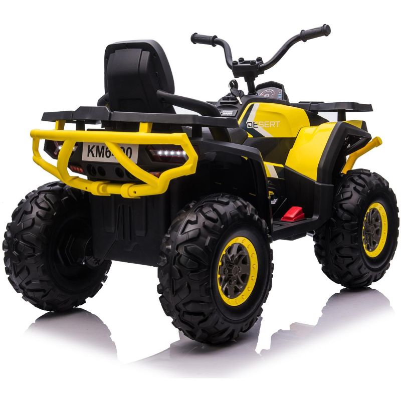 Enero Battery-Powered Quad Car Trapper Yellow sárga toys