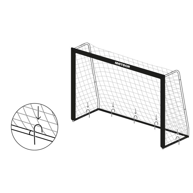 Meteor football goal cm uniw goals