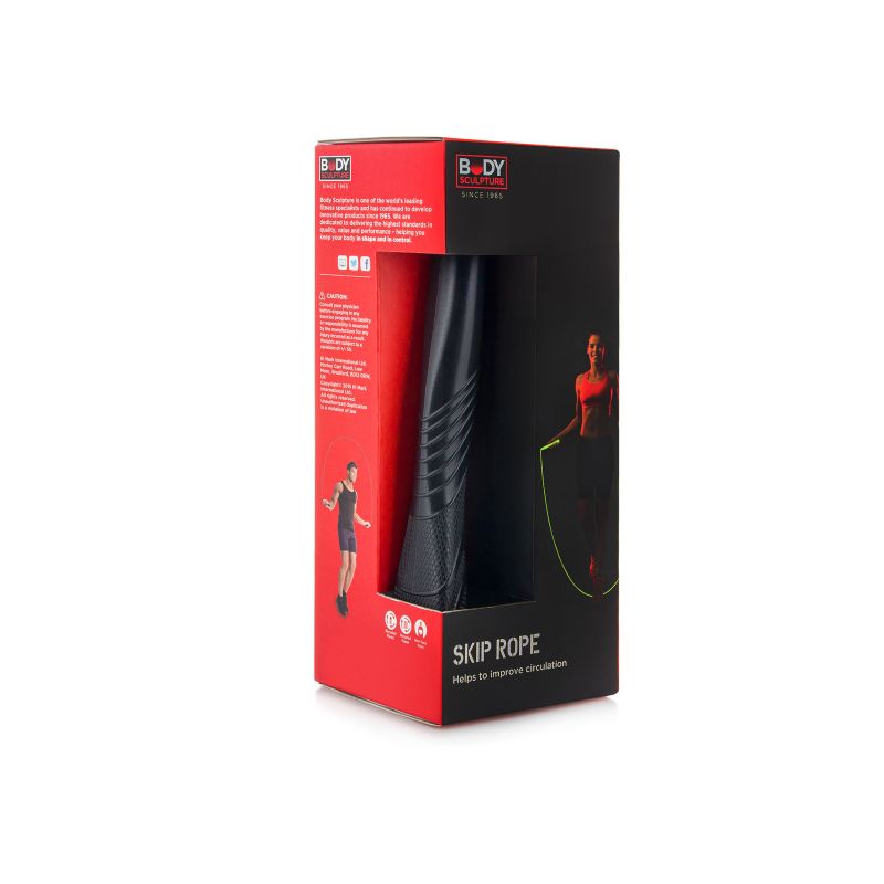 Body Sculpture Skipping Rope Bk fekete edzőfelszerelés BK108