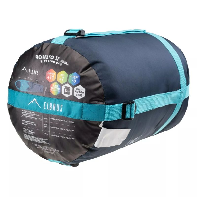 Elbrus Rohito II sleeping bag sötétkék tourist equipment, sleeping bags
