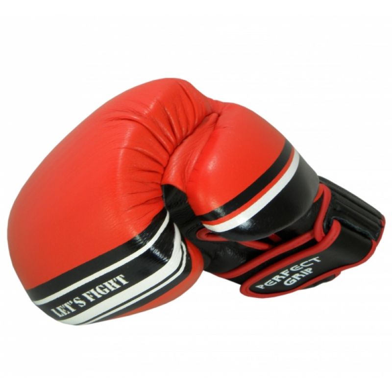 MASTERS FIGHT EQUIPMENT RBT-LF 14 oz Black and Red Boxing Gloves piros kesztyű 0130744-14