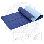 HMS YM10 Dark Blue TPE yoga mat kék jóga matrac 17-44-220