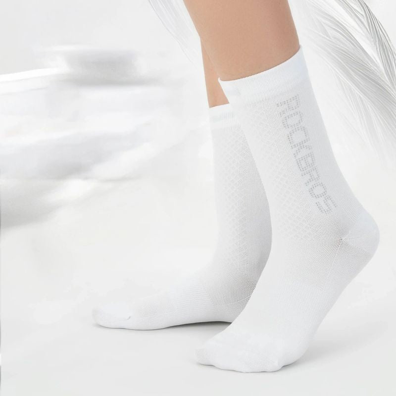Rockbros 490067006 reflective cycling socks M - white m \ biały zokni
