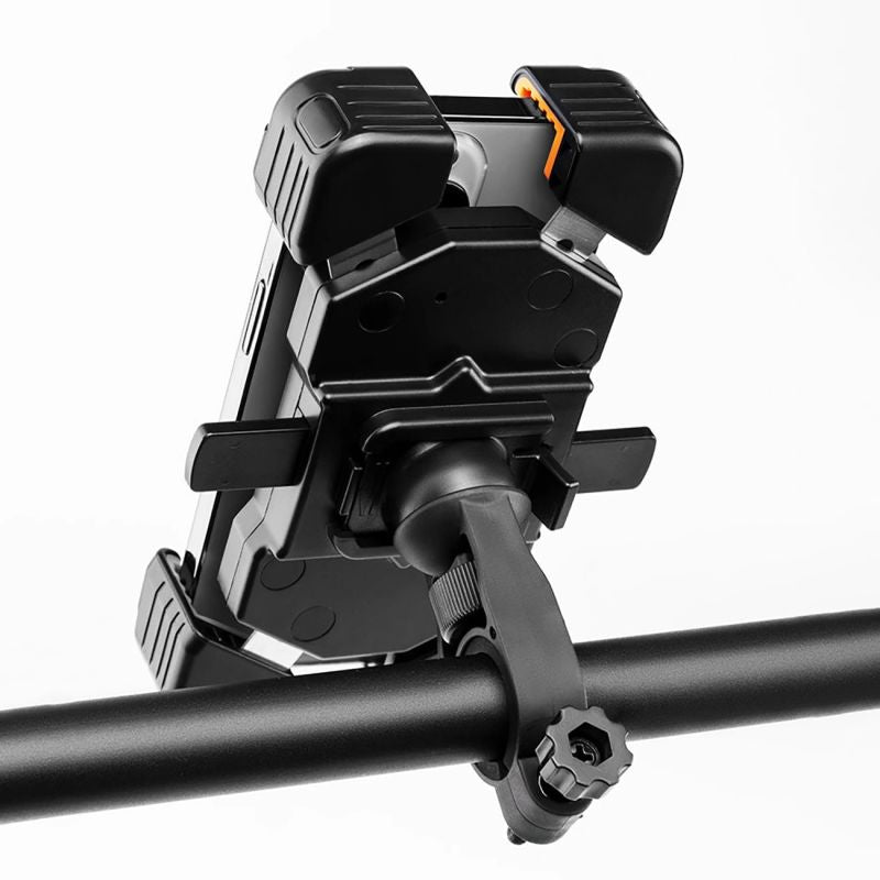 Rockbros HW-117 Handlebar Clamp Phone Holder - Black and Orange czarny || pomarańczowy phones and accessories