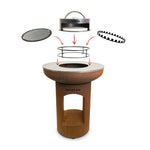 Inny Bonfeu Bonbiza Open rusty garden fire pit 8002R Egyéb