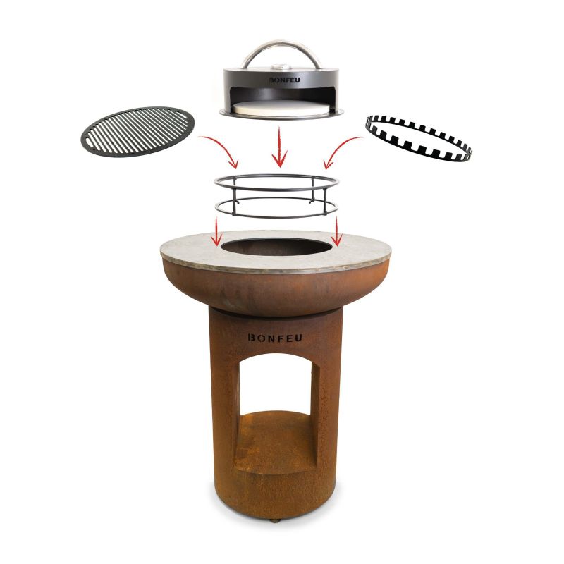 Inny Bonfeu Bonbiza Open rusty garden fire pit 8002R Egyéb