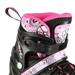 Nils Extreme 4in1 PINK LED SIZE M(35-38) ROLLER SKATER WITH DIMENSIONAL HOCKEY BLADE rózsaszín görkorcsolya