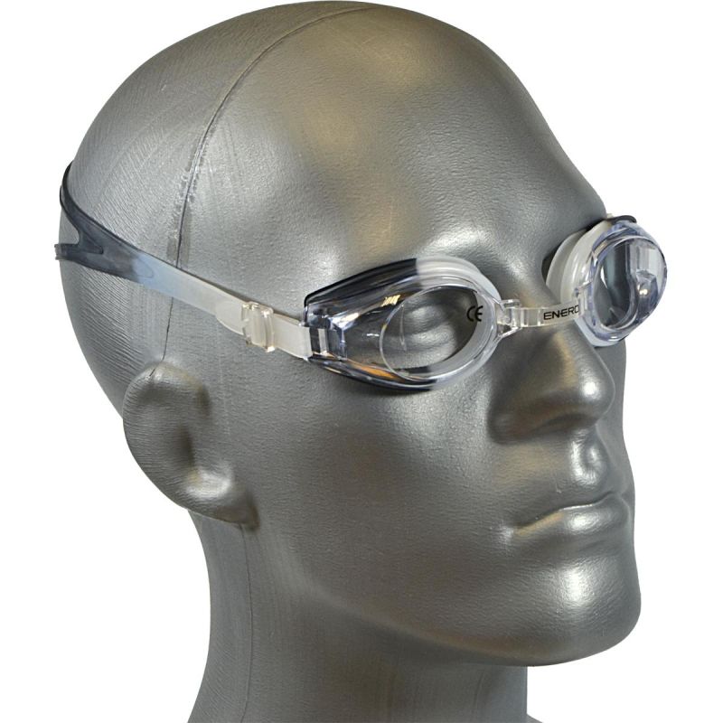 Enero Black Swimming Goggles With Plugs fekete goggles, training equipment