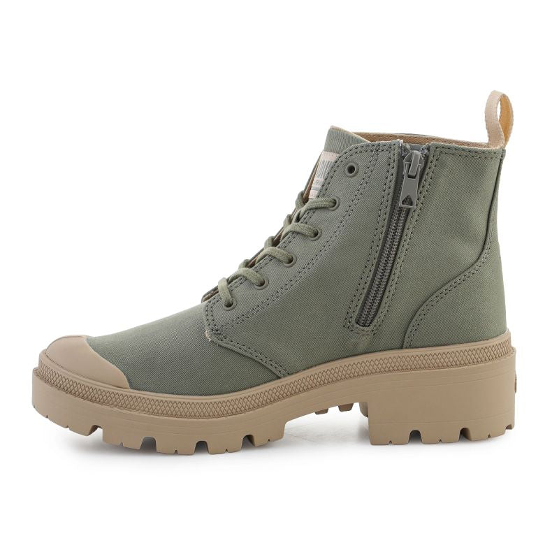 Palladium Pallabase Twill 96907-333 Vetiver cipő