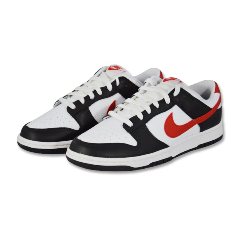 Nike Dunk Low Retro Men's Sneakers Black/White/ - FB3354-001 piros utcai cipő