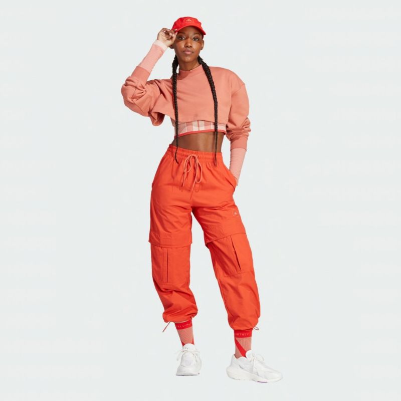 Adidas by Stella McCartney TrueCasual Cropped Sportswear Sweatshirt W HT1111 Pulóver