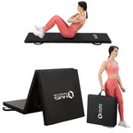 HMS Folding gymnastics mattress black MGS02 fekete fitness matrac 17-44-281