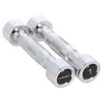 HMS Set of chrome dumbbells súlyzó CHROM