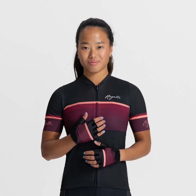 Rogelli IMPRESS II women's gloves bordó kesztyű