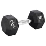 HMS HEX PRO dumbbell 18 kg szürke póló 17-66-118