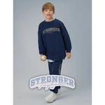 Boy's loose sweatshirt without hood 4F