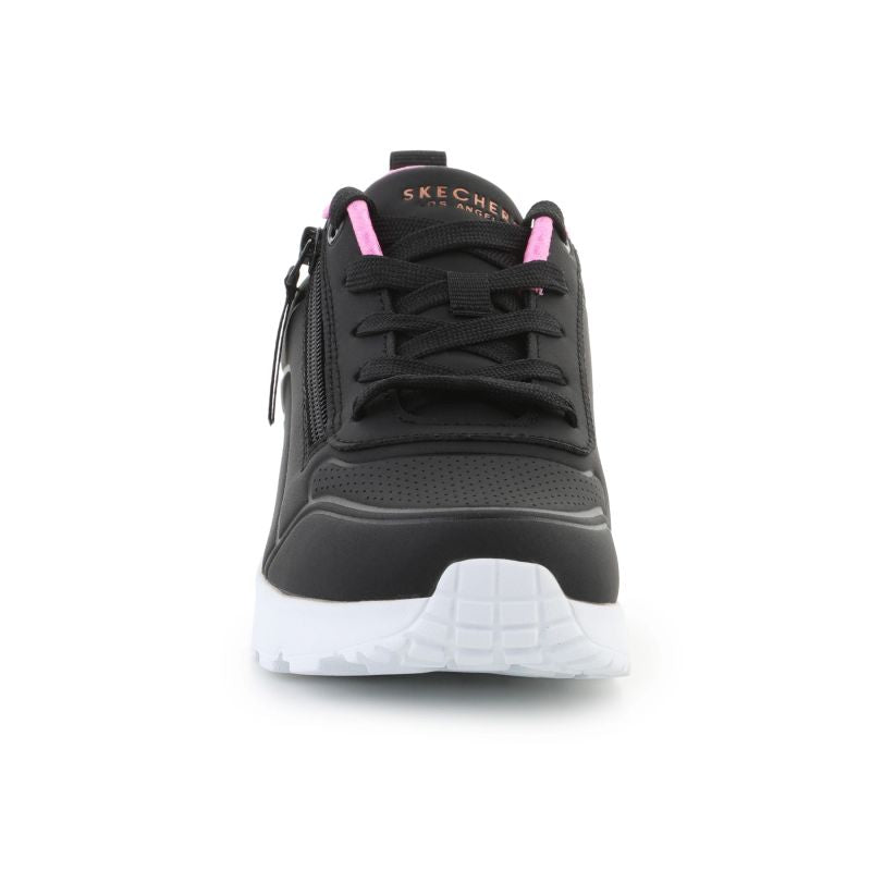 Skechers UNO LITE EASY ZIP 310387L-BKRG Black/Rose Gold arany utcai cipő