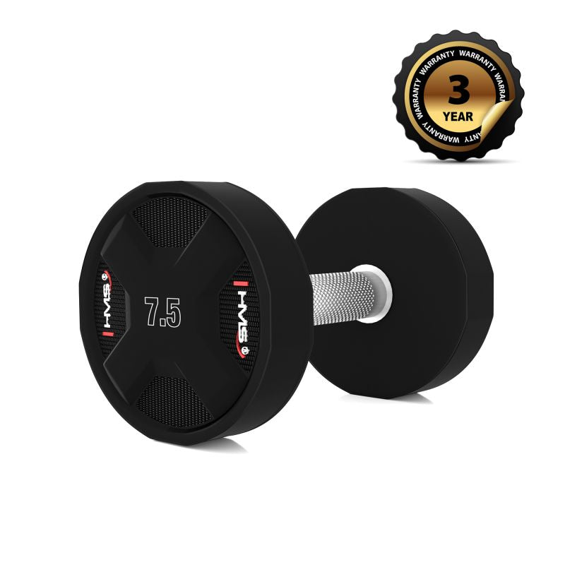 HMS HPC 7.5 KG POLYURETHANE Dumbbell CPU súlyzó 17-66-192