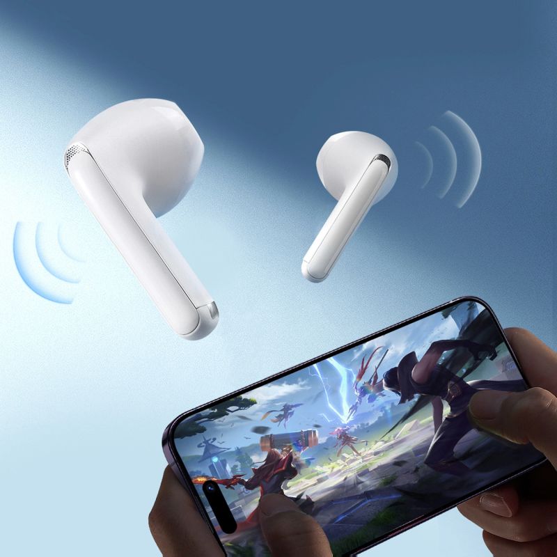 head Joyroom JR-FB1 Funpods Bluetooth 6.0 In-Ear TWS Wireless Headphones - White fehér headsets