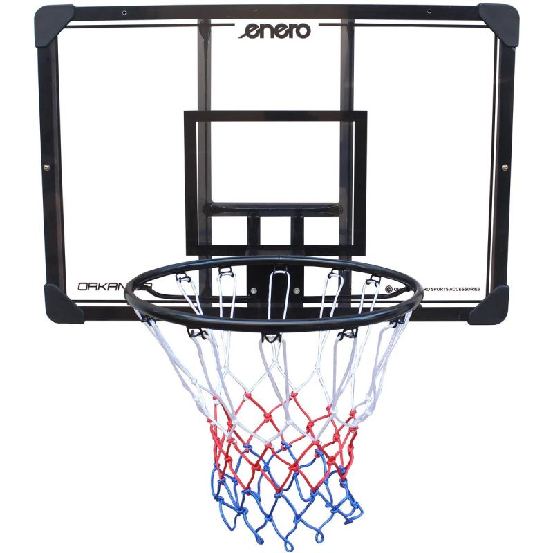 Enero BASKETBALL BACKBOARD WITH RIM 43CM ORKAN fekete boards