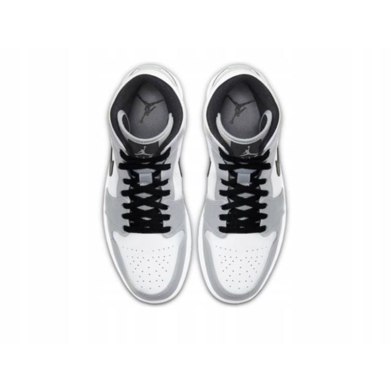 AIR Jordan Men's 1 Mid Light Smoke - szürke cipő