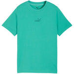 Puma ESS Small No. 1 Logo Centered Tee for Kids Green 692975