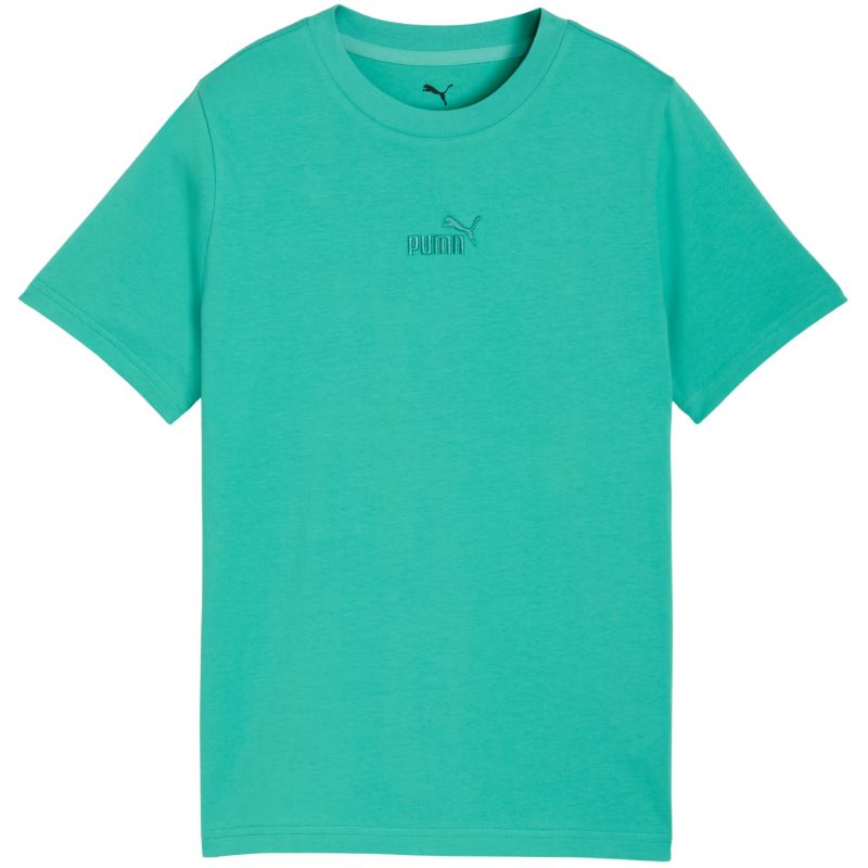 Puma ESS Small No. 1 Logo Centered Tee for Kids Green 692975