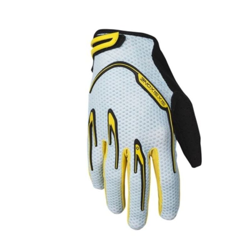 661 RECON gloves size XL gray yellow sárga kesztyű