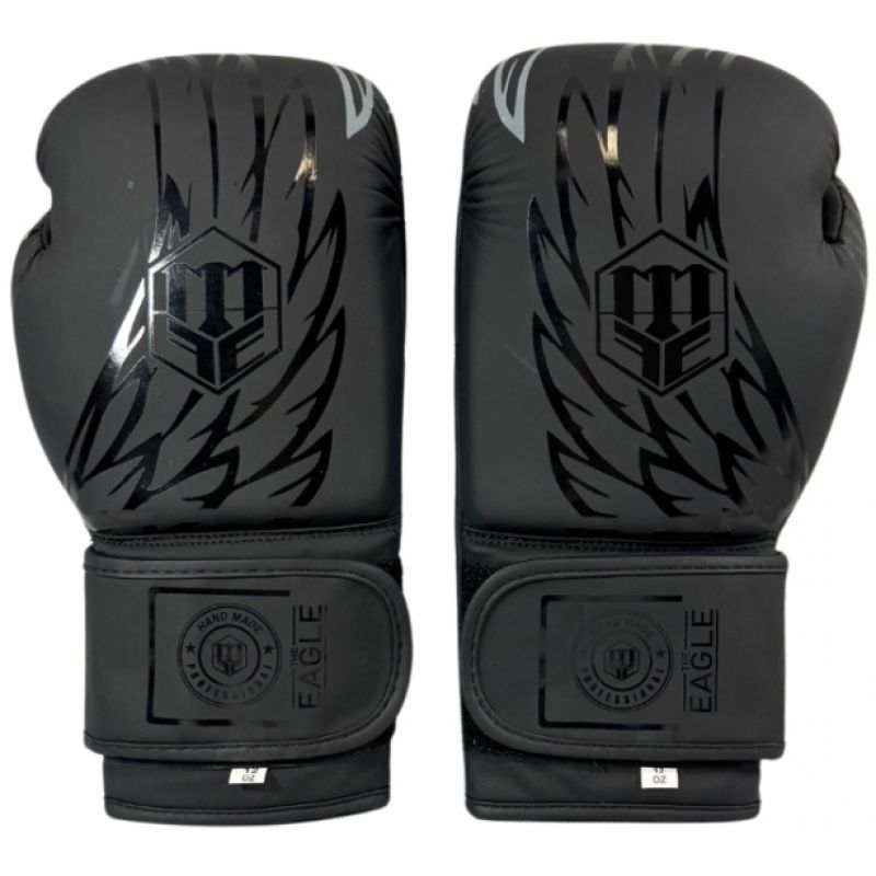MASTERS FIGHT EQUIPMENT RPU-BLACK-EAGLE boxing gloves fekete kesztyű 01223-12