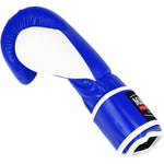 MASTERS FIGHT EQUIPMENT MASTERS RPU-KM-1 Boxing Gloves 10 oz niebiesko - białe kesztyű 01433-1002