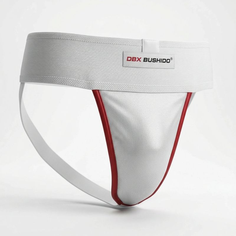 DBX Bushido Men's Suspensor Crotch Protector - White -M fehér protectors and knee pads