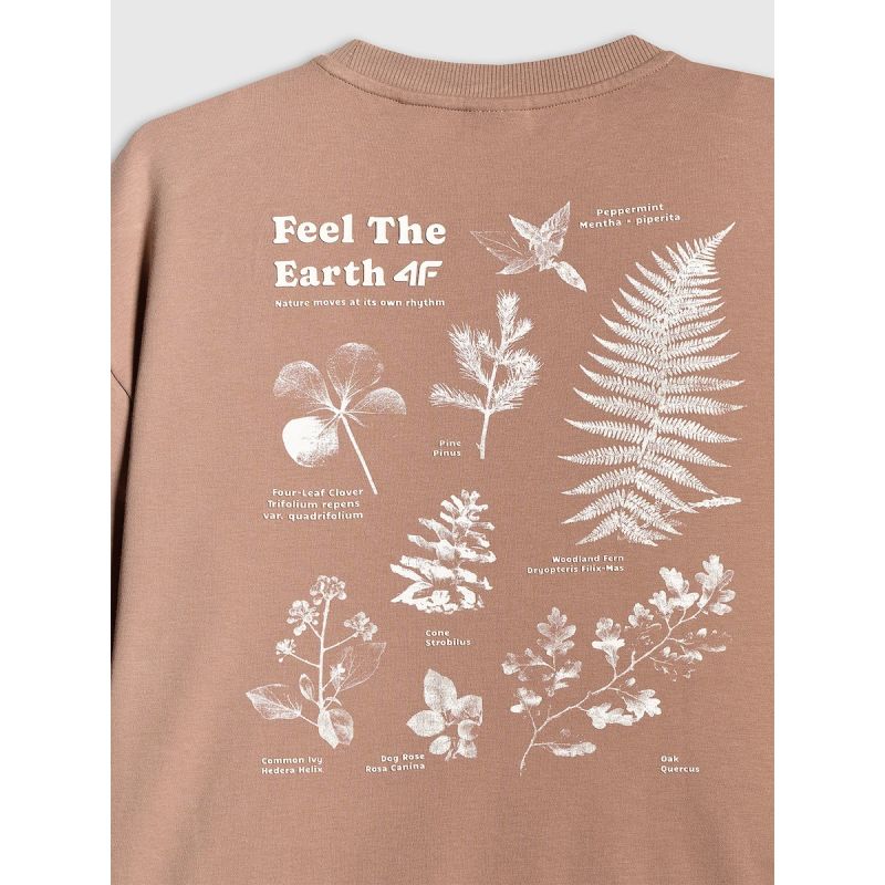 4F Women's regular printed T-shirt póló 4FRSS26TTSHF3704-83S
