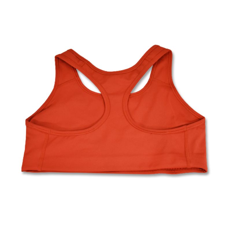Nike Swoosh Pro-padded Bra Wmns Cinnabar/ - BV3630-624 fehér sportmelltartó