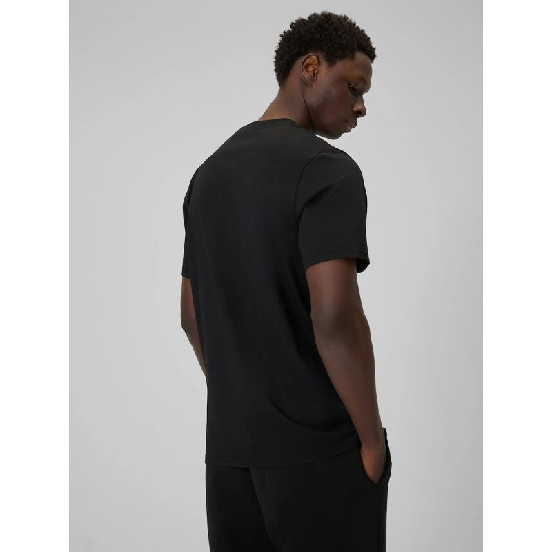 4F Men's regular plain T-shirt póló