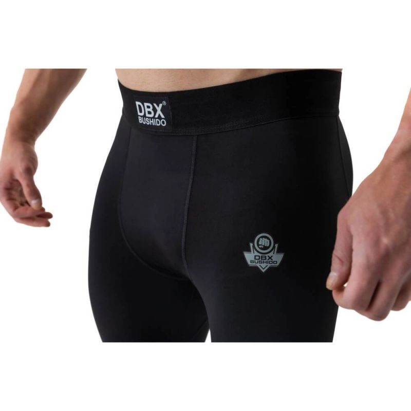 DBX Bushido Long black training leggings - CSL - fekete training equipment