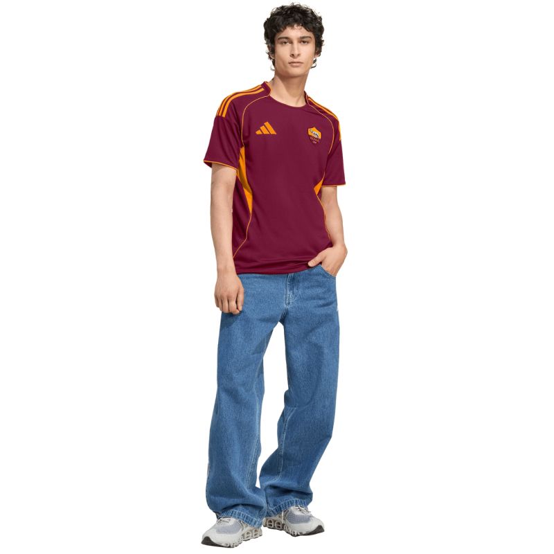 adidas Men's AS Roma 25/26 Home Burgundy Jersey JP4184 General