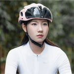 Rockbros Bike Helmet with Visor, Detachable UV Goggles, Detachable Visor, Unisex - Pink rózsaszín kiegészítő 304004-189135