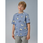 Boy's regular printed T-shirt 4F 4FJRSS26TTSHM3466-32A shirts