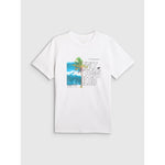 4F Men's regular printed T-shirt póló 4FRSS26TTSHM4303-10S