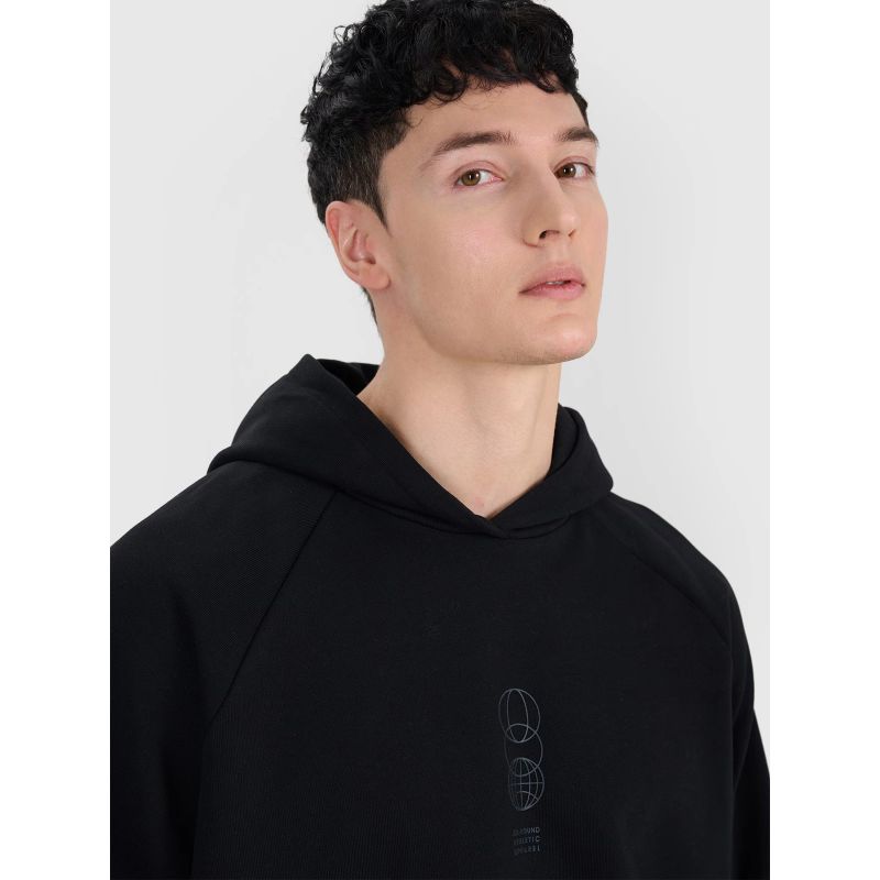 4f Men's sweatshirt with hood, open, 4FRSS25TSWSM2111-20S Kiegészítő