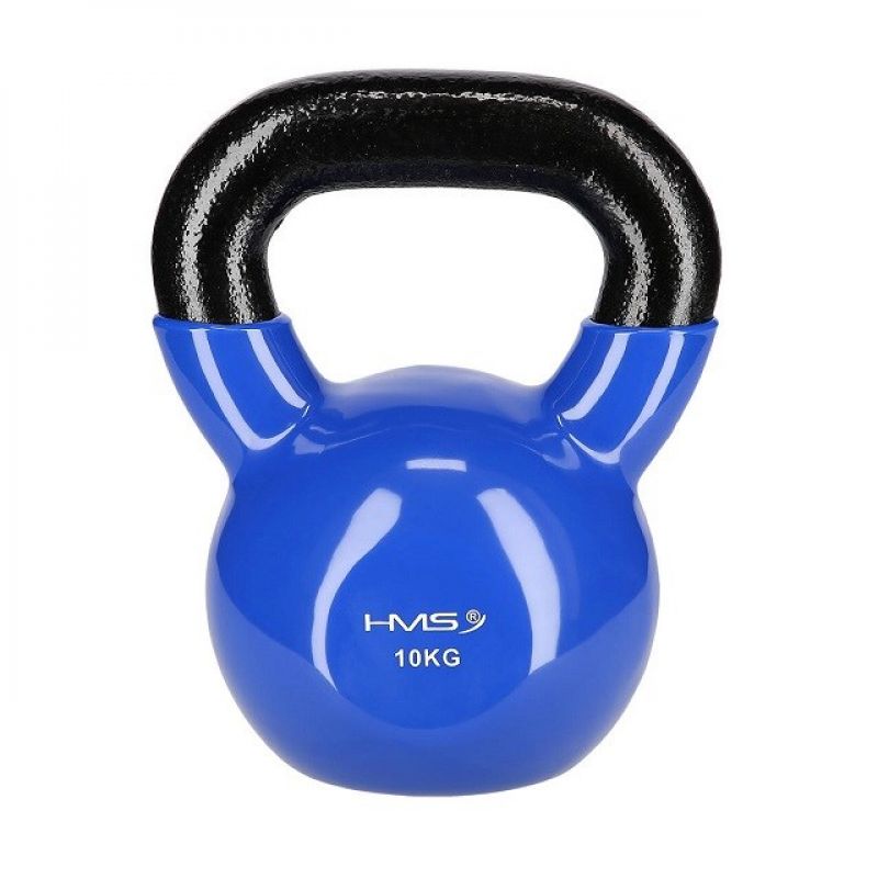HMS Vinyl Kettlebell 10 kg navy blue KNV10 sötétkék súlyzó 17-64-049