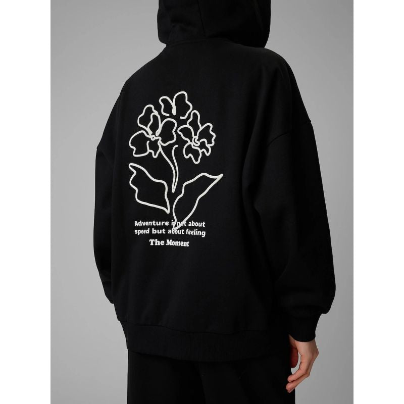 Women's loose sweatshirt with hood 4F