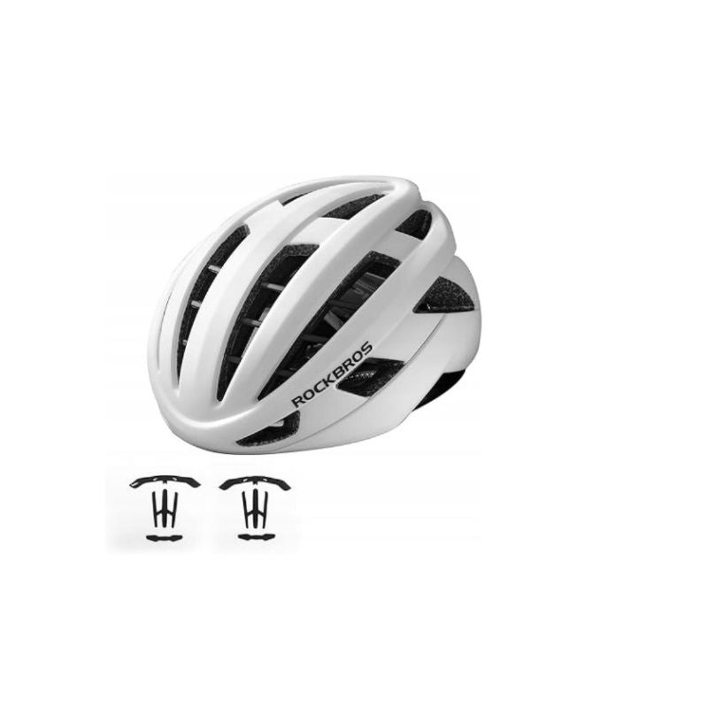 Rockbros bike helmet 10110039002 white M (54-58)