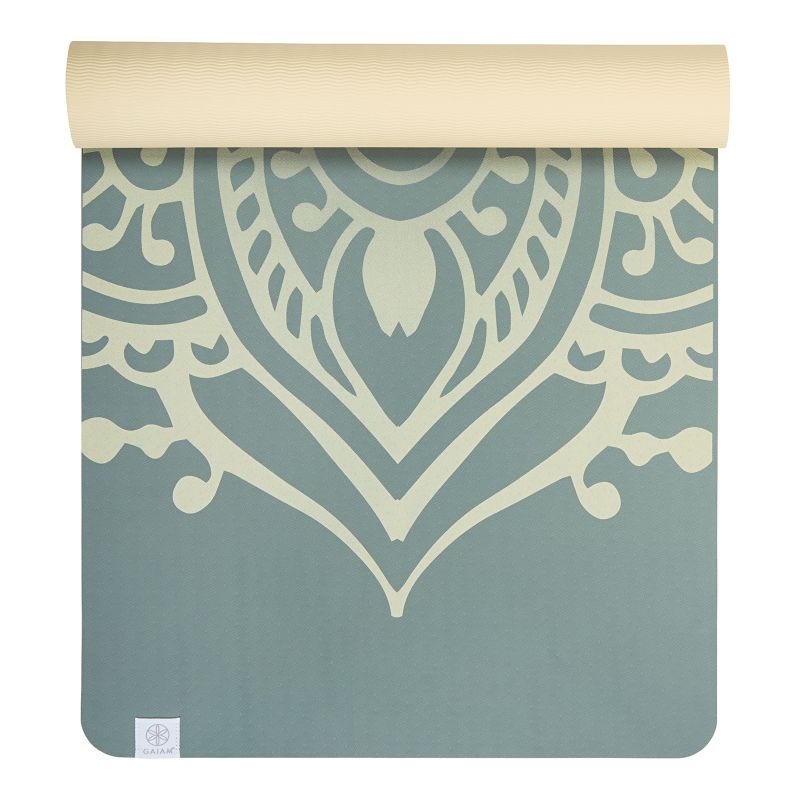 Gaiam TPE Yoga Mat ICEBERG SUNDIAL LAYERS 6 mm edzőfelszerelés 66308