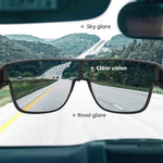 Rockbros SP304 Polarized Cycling Glasses - Black fekete glasses, training equipment