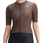 Rockbros 15110007003 TVI Sleeve Cycling Jersey - Brown barna póló 15110007003-211720