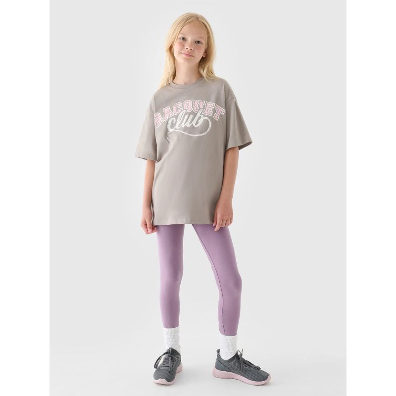 Girls' knitted 4F Junior 4FJRAW24TTIGF239-51S leggings