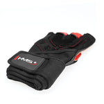 HMS Gym Gloves Black/Red RST01 SIZE fekete kapuskesztyű 17-63-209