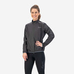 Rogelli Women's Rain ESSENTIAL 2XL fekete dzseki